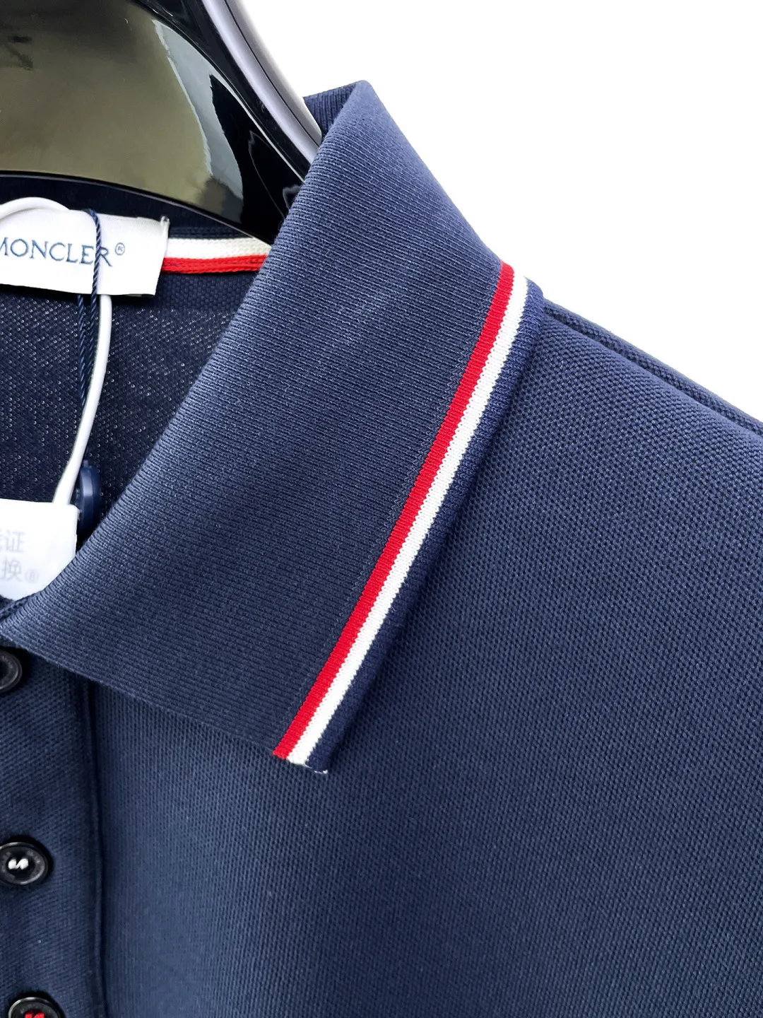MONCLER New Arrival Polo Same Style 260 ， Factory New Arrival Versatile : Black White Royal Blue Gray Size：S-XXL